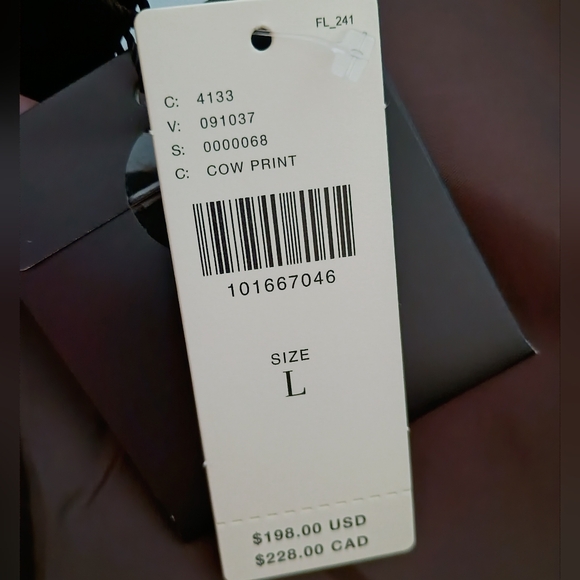 NEW NVLT Anthropologie Cow Print Fuzzy Faux Fur Long Coat Size Large - Picture 9 of 16